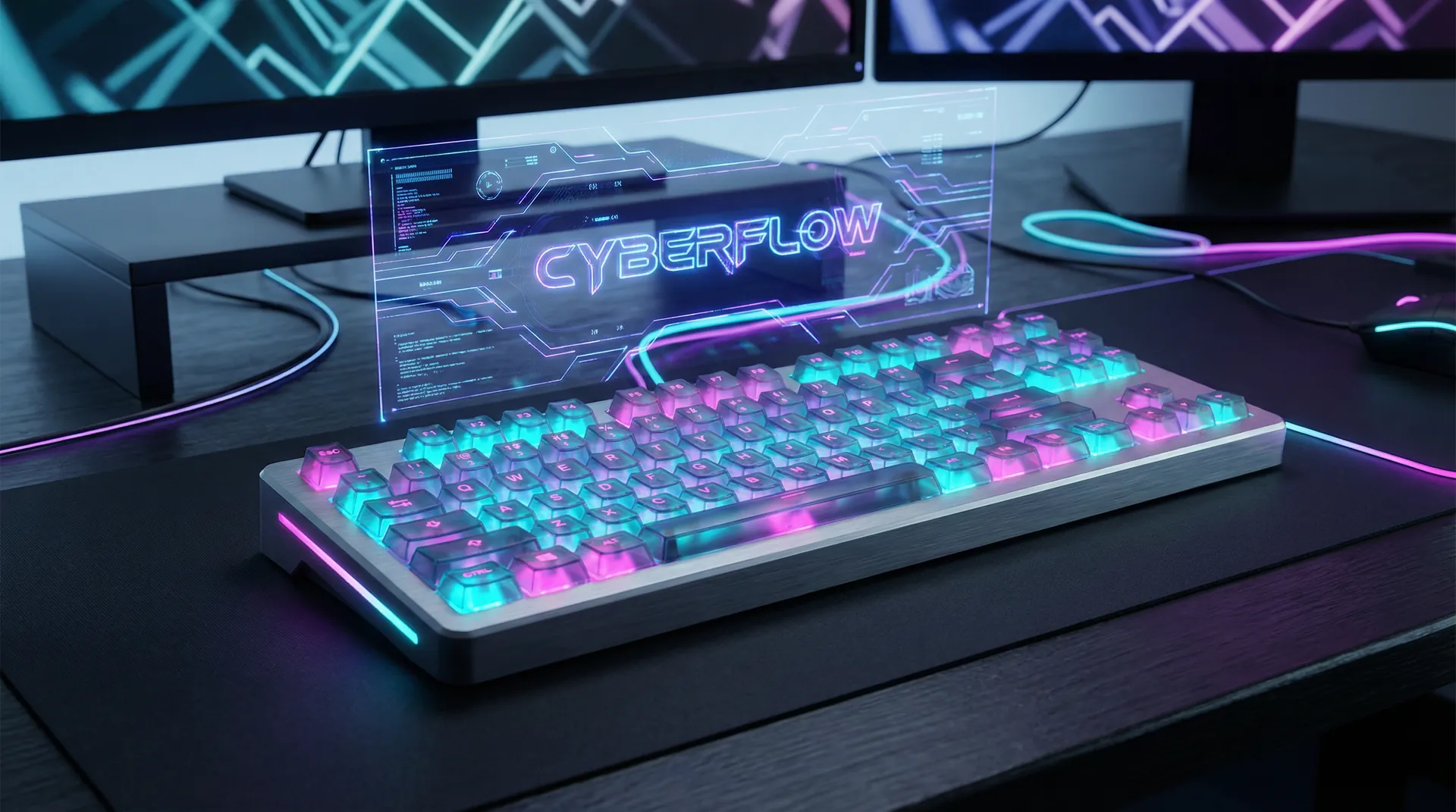 赛博朋克风格机械键盘 - 电竞博彩 外设评测